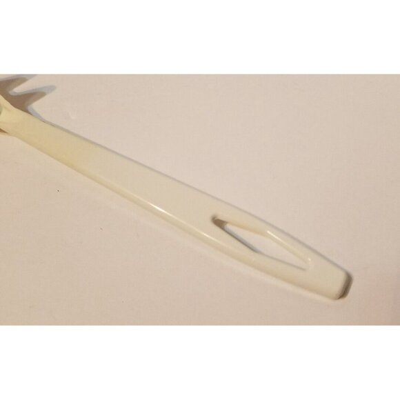Tailor Made #3 Spaghetti Pasta Fork White 11" Nylon Fork Server Spoon Measuring - Picture 2 of 6